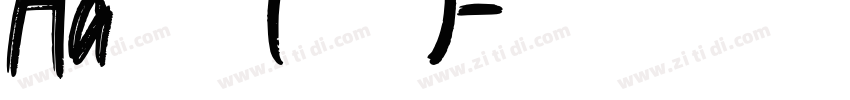 Aa现代粗宋 (非商业使用)字体转换